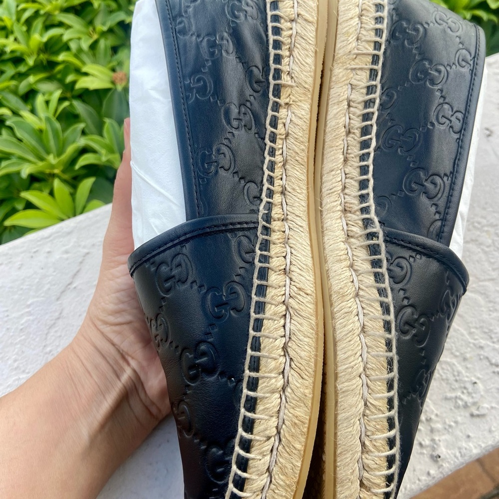 🔥AUTHENTIC GUCCI LEATHER ESPADRILLES 🔥 - Picture 8 of 13